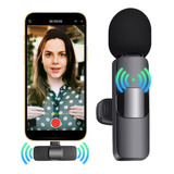 Microfone Lapela Sem Fio Profissional iPhone Samsung Android