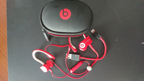 Auricular Powerbeats 2 Rojo Con Estuche Y Cargador. 