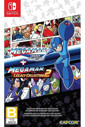 Megaman Legacy Collection 1 + 2 Hd Edition Nintendo Switch