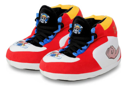 Pantuflas Tenis Sneakers One Piece Luffy Anime Fan Art