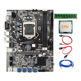 Placa Madre B75 Eth Mining 8xpcie A Usb Lga1155+ddr3 4 Gb 13