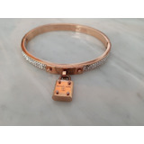 Pulsera Michael Kors Rosada Con Strass 