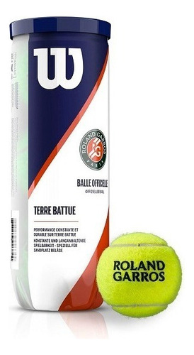 Tarro De Pelotas Wilson Roland Garros X3 