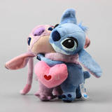 Pelúcia Casal Lilo Stitch - 23 Cm Pronta Entrega