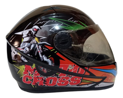 Casco Infantil Con Visera Comics