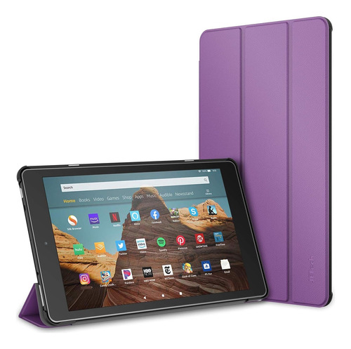 Funda Jetech Tablet Amazon Fire Hd 10 10.1 7.a / 9.a Purpura