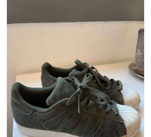 Zapatillas adidas Superstar Originales - Verdes, Talle 36
