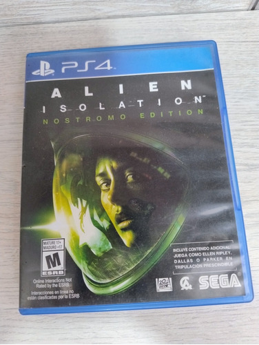 Juego Alien Isolation Ps4 Físico Usado 