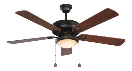 Ventilador Techo Bronce Aspas Bellota  / Bellota Oscura  52