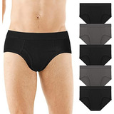 Set De 5 Calzoncillos Talla Large Para Hombre Natural