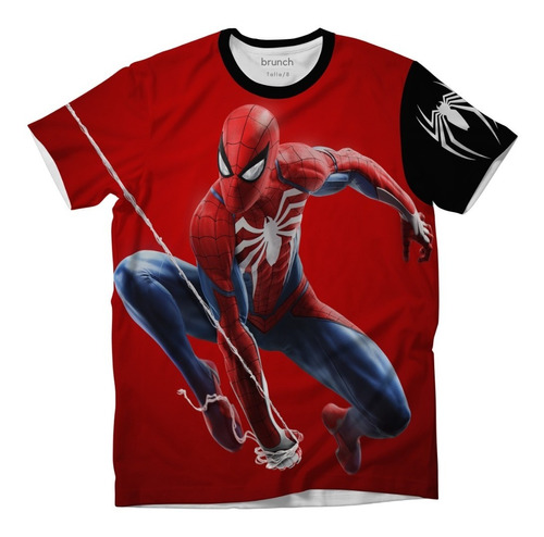 Playera Super Héroes Spiderman Spandex Calidad Premium