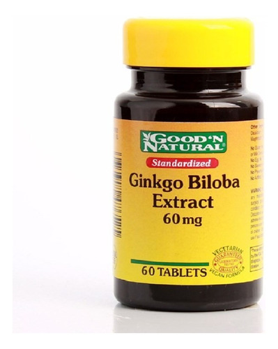 Ginkgo Biloba 60 Mg X 60 Tab - Goodn Natural