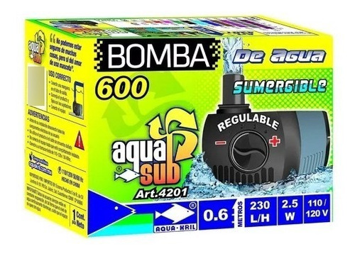 Bomba De Agua Mini Sumergiblel 0.6m. Fuente Acuario 4201