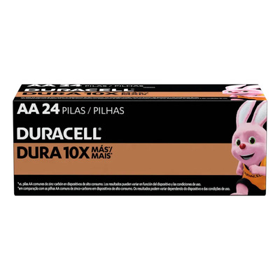 Pilha Alcalina Aa Pequena Duracell Com 24 Unidades | MercadoLivre