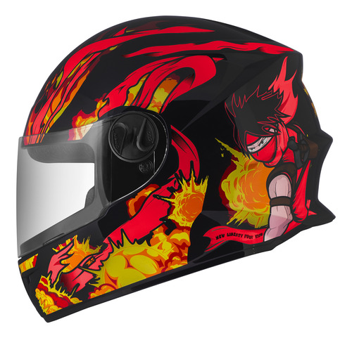 Capacete Fechado Pro Tork New Liberty Four Kids Combustion