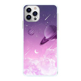 Capinha Universo Planetas Lilás Roxo E Rosa Capa