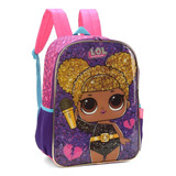 Mochila Luxcel Roxo Lol Surprise Is39191lo-rx 41x30x14cm