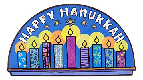 Mad Mags Happy Hanukkah Candle Menorah - Accesorio Magnético