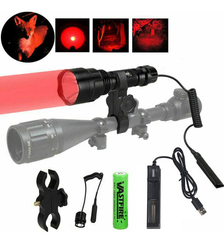 Linterna Vastfire Led Luz Roja Kit Hunting