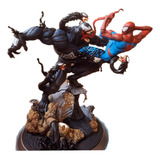 Homem-aranha Vs. Venom Diorama 1/6 Em Resina