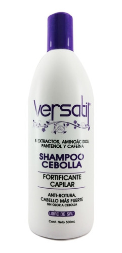 Versátil Shampoo Cebolla X500ml - mL a $70