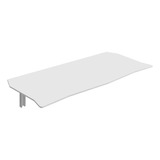 Mesa De Parede Dobrável 68x46cm - Cor Branco