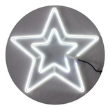 Estrela Neon Grande 60 Cm 8 Funções Natal 110v Ou 220v 