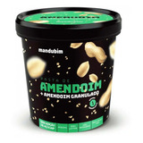Pasta De Amendoim Com Granulado Mandubim 100% Amendoim 1 Kg
