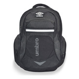 Mochila Umbro® Deportiva Con Porta Laptop Hasta 16 Pulgadas Casual Color Negro