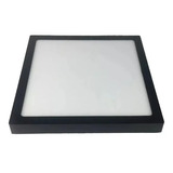 Plafón Led 60x60 48w Negro Backlight Dimerizable Cálido Frio