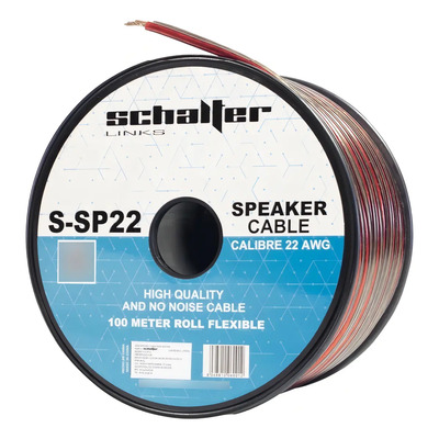 Cable Duplex Bocina Polarizado Calibre 22 Awg Rollo 100 Mts | MercadoLibre