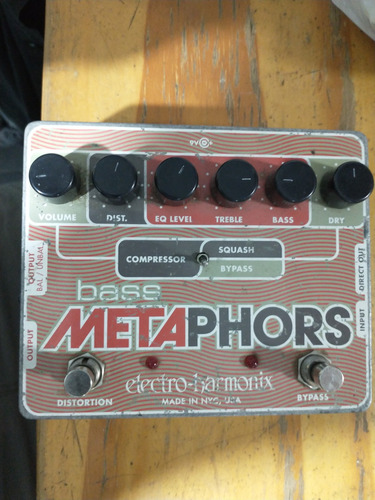 Pedal Preamp De Bajo Methafor Electroharmonix 