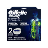 Carga Refil  Gillette Mach 3 Corpo 2 Unidades