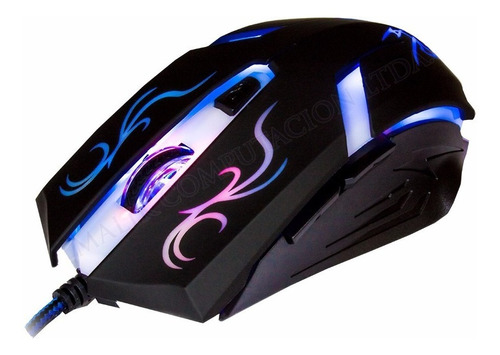 Mouse Gamer Usb Optico X6 Ultra Retroiluminado Ergonomico