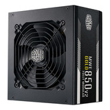 Fuente Modular Cooler Master Mwe 850 V2 850w 80+ Gold 120mm Color Negro