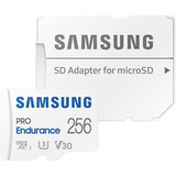 Memoria Microsd Samsung Pro Endurance 256 Gb + Adaptador