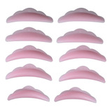 Bob De Silicone Pads P/lash Lifting Cílios - 5 Par Rosa Bebê