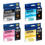 Pack De Tintas 133 Epson Original Envio Gratis