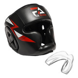 Boxing Headgear - Black - Head Gear & Mouth Guard For Mma...