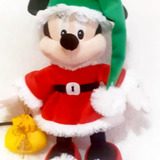 Minnie Mouse De Natal 30 Cm  - Natal - Papai Noel - Pelucia