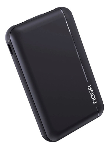 Powerbank Noga 5000mah Pb300 2 Usb + 1 Tipo C Color Negro