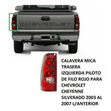 Calavera Mica Traser Chevrolet Silverado 2003 2004 2004 2006