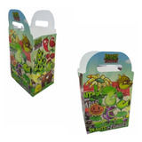 50 Caja Dulcera/lonchera Plantas Zoom Bies.fiesta,dulces.