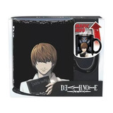 Death Note Taza Mágica Abystyle L Y Kira Color Negro