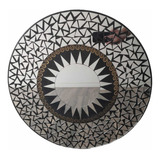 Cuadro Espejado Circular Importado De Indonesia 60 Cms