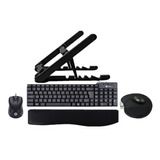 Kit Vinik 5 -teclado Mouse Usb, Suporte, Keypad E Mousepad