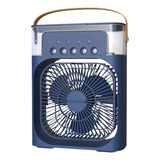 Ventilador Mini Climatizador Humidificador Enfriador Portátil Fasilyt Pw-5k Color Azul