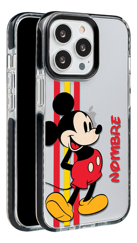 Funda Para iPhone Mickey Mouse Personalizada Con Tu Nombres