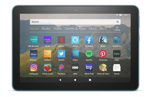 Tablet  Amazon Fire Hd 8  Azul 8  32gb  2gb De Memória Ram