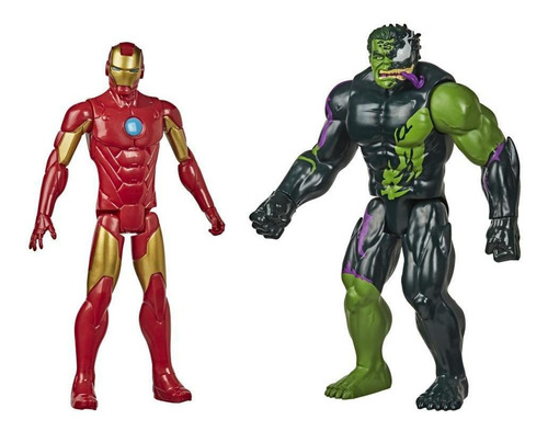 Spider-man Maximum Venom Titan Hero Iron Man, Venomized Hulk